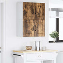 vidaXL Fali Szekrény PORTO 2 pcs Füstölt tölgy 60 x 31 x 40 cm Faanyag