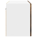 vidaXL Fali Szekrény PORTO 2 pcs Füstölt tölgy 60 x 31 x 40 cm Faanyag