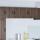 vidaXL Fali Szekrény PORTO 2 pcs Barna Tölgy 60 x 31 x 40 cm Faanyag