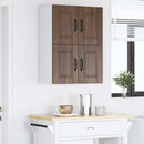 vidaXL Fali Szekrény PORTO 2 pcs Barna Tölgy 60 x 31 x 40 cm Faanyag