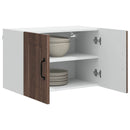 vidaXL Fali Szekrény PORTO 2 pcs Barna Tölgy 60 x 31 x 40 cm Faanyag
