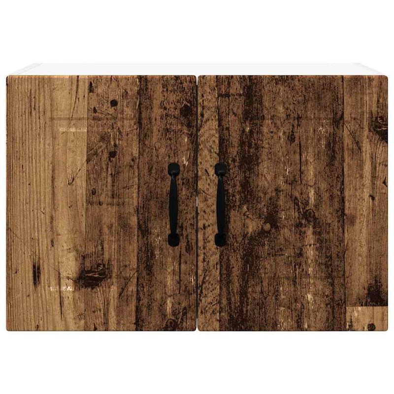 vidaXL Fali konyhaszekrény polcokkal Öreg fa 60 x 31 x 40 cm Faanyag