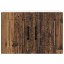 vidaXL Fali Szekrény PORTO Öreg fa 60 x 31 x 40 cm Faanyag