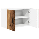 vidaXL Fali Szekrény PORTO 2 pcs Öreg fa 60 x 31 x 40 cm Faanyag