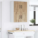 vidaXL Fali Szekrény PORTO 2 pcs Artisan tölgy 60 x 31 x 40 cm Faanyag