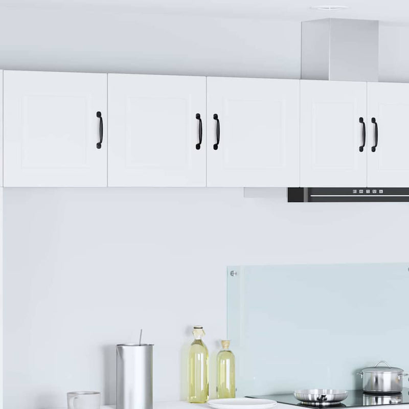 vidaXL Fali konyhaszekrény polcokkal Fehér 80 x 31 x 40 cm Faanyag