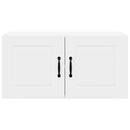 vidaXL Fali konyhaszekrény polcokkal Fehér 80 x 31 x 40 cm Faanyag