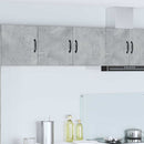 vidaXL Fali konyhaszekrény Beton Szürke 80 x 31 x 40 cm Faanyag