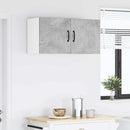 vidaXL Fali konyhaszekrény Beton Szürke 80 x 31 x 40 cm Faanyag