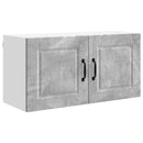 vidaXL Fali Szekrény PORTO Beton Szürke 80 x 31 x 40 cm Faanyag