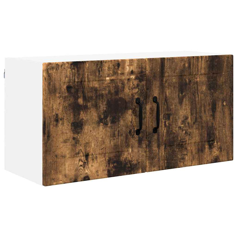 vidaXL Fali konyhaszekrény Füstölt tölgy 80 x 31 x 40 cm Faanyag