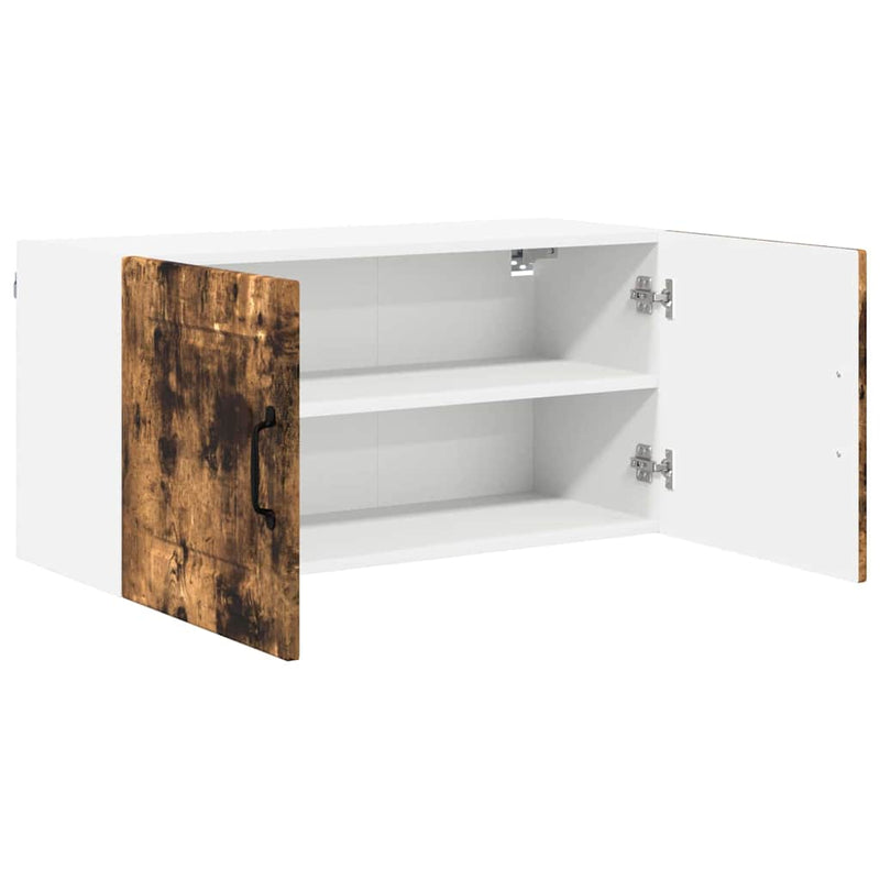 vidaXL Fali konyhaszekrény Füstölt tölgy 80 x 31 x 40 cm Faanyag