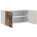 vidaXL Fali Szekrény PORTO Füstölt tölgy 80 x 31 x 40 cm Faanyag