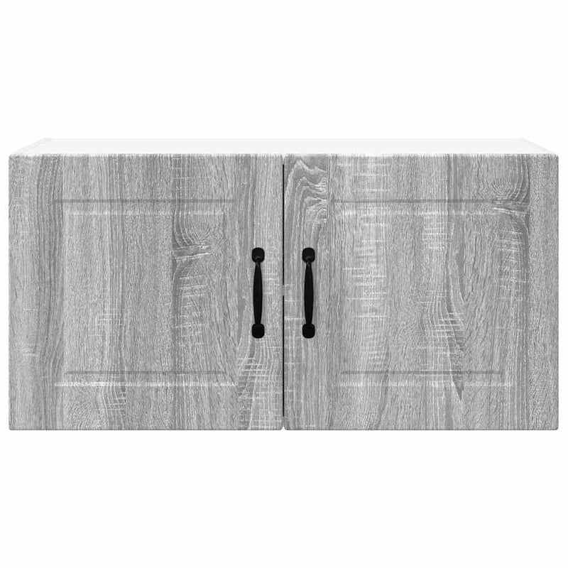 vidaXL Fali konyhaszekrény Szürke Sonoma 80 x 31 x 40 cm Faanyag