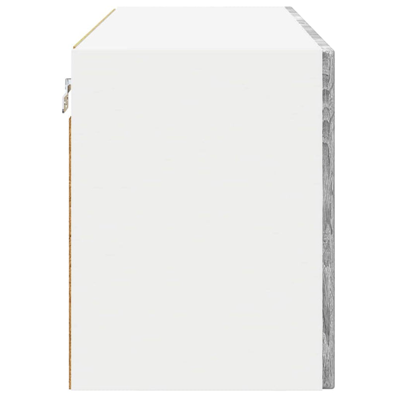 vidaXL Fali konyhaszekrény Szürke Sonoma 80 x 31 x 40 cm Faanyag