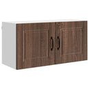 vidaXL Fali Szekrény PORTO Barna Tölgy 80 x 31 x 40 cm Szerelt Fa
