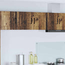 vidaXL Fali Szekrény PORTO Öreg fa 80 x 31 x 40 cm Faanyag