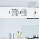 vidaXL Fali üveges szekrény PORTO Fehér 80 x 31 x 40 cm Faanyag