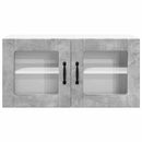 vidaXL Fali konyhaszekrény Beton Szürke 80 x 31 x 40 cm Faanyag
