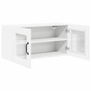 vidaXL Fali konyhaszekrény Magas Fényű Fehér 80 x 31 x 40 cm Faanyag