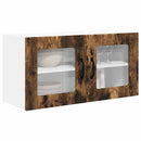 vidaXL Fali konyhaszekrény Füstölt tölgy 80 x 31 x 40 cm Faanyag