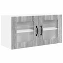 vidaXL Fali konyhaszekrény Szürke Sonoma 80 x 31 x 40 cm Faanyag
