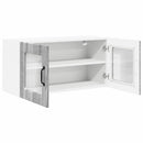 vidaXL Fali konyhaszekrény Szürke Sonoma 80 x 31 x 40 cm Faanyag