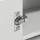 vidaXL Fali konyhaszekrény polcokkal Fehér 57 x 57 x 40 cm Faanyag