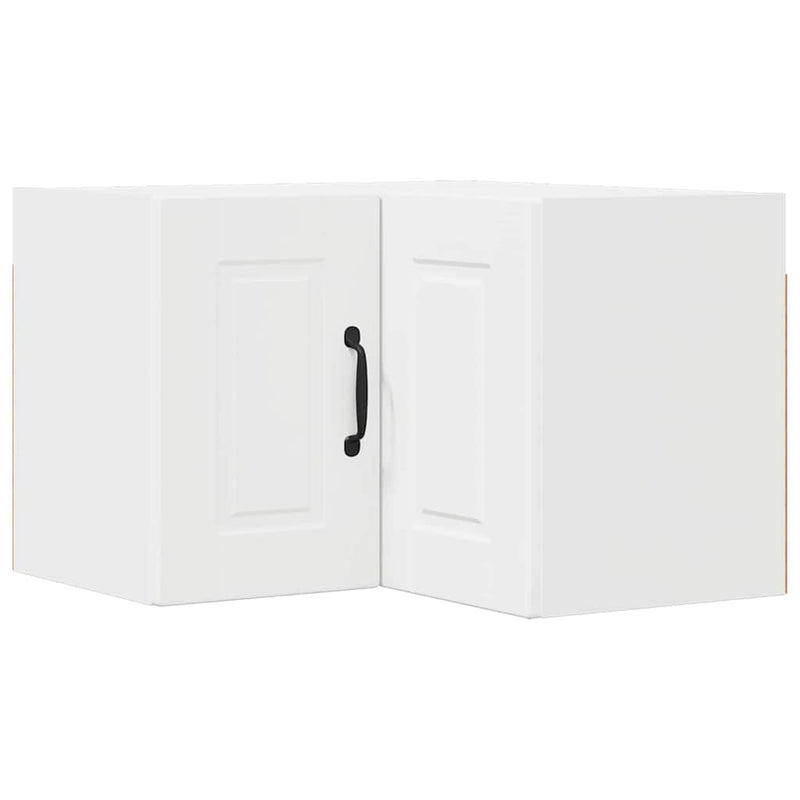 vidaXL Fali konyhaszekrény polcokkal Fehér 57 x 57 x 40 cm Faanyag