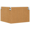 vidaXL Fali konyhaszekrény polcokkal Fehér 57 x 57 x 40 cm Faanyag