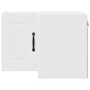 vidaXL Fali konyhaszekrény polcokkal Fehér 57 x 57 x 40 cm Faanyag