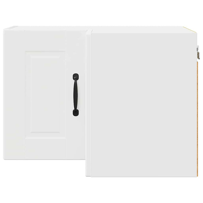 vidaXL Fali konyhaszekrény polcokkal Fehér 57 x 57 x 40 cm Faanyag