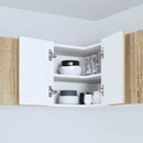 vidaXL Fali konyhaszekrény Sonoma tölgy 57 x 57 x 40 cm Faanyag