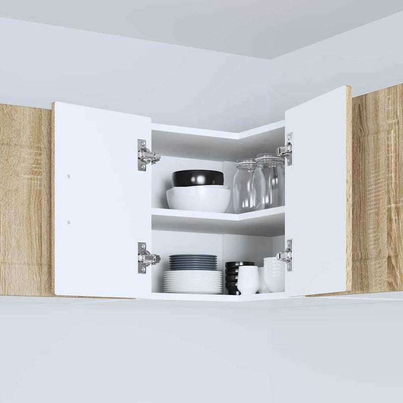 vidaXL Fali konyhaszekrény Sonoma tölgy 57 x 57 x 40 cm Faanyag