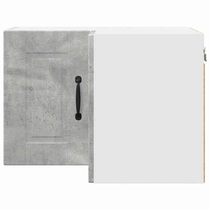 vidaXL Fali konyhaszekrény Beton Szürke 57 x 57 x 40 cm Faanyag