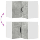 vidaXL Fali konyhaszekrény Beton Szürke 57 x 57 x 40 cm Faanyag