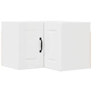 vidaXL Fali konyhaszekrény Magas Fényű Fehér 57 x 57 x 40 cm Faanyag