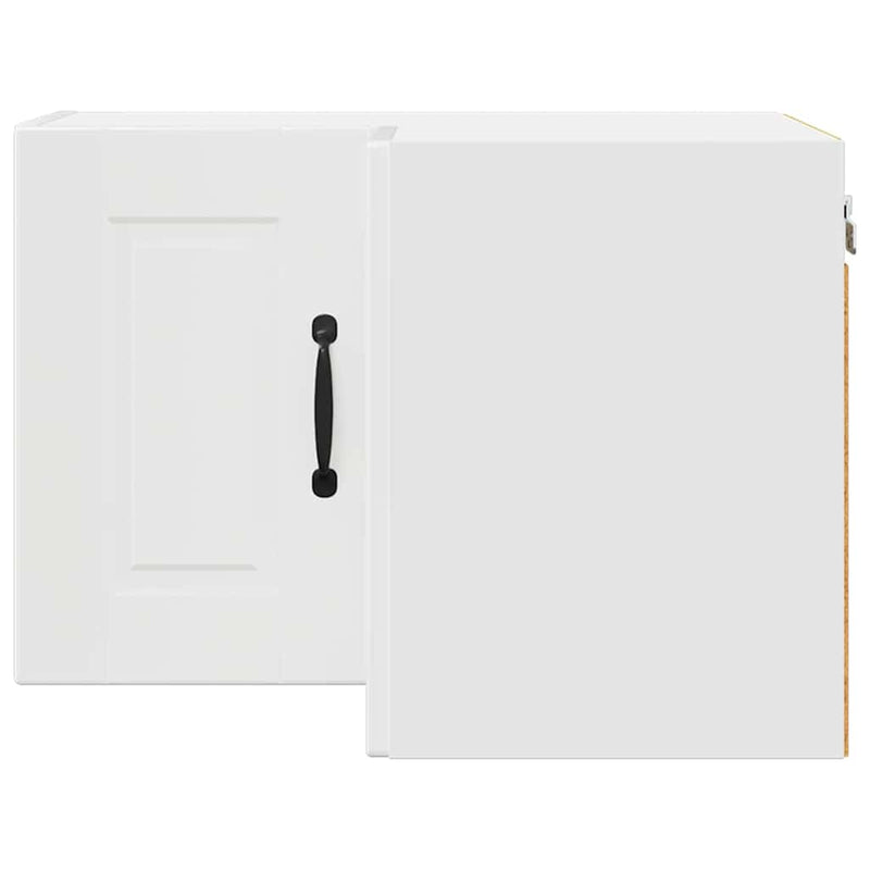 vidaXL Fali konyhaszekrény Magas Fényű Fehér 57 x 57 x 40 cm Faanyag