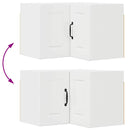 vidaXL Fali konyhaszekrény Magas Fényű Fehér 57 x 57 x 40 cm Faanyag