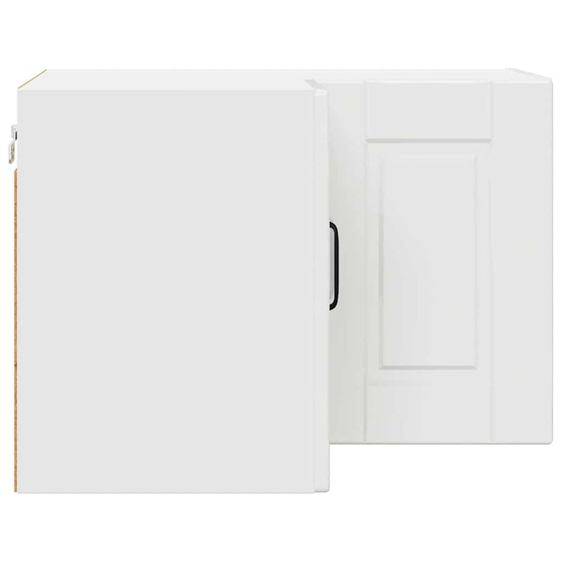 vidaXL Fali konyhaszekrény Magas Fényű Fehér 57 x 57 x 40 cm Faanyag