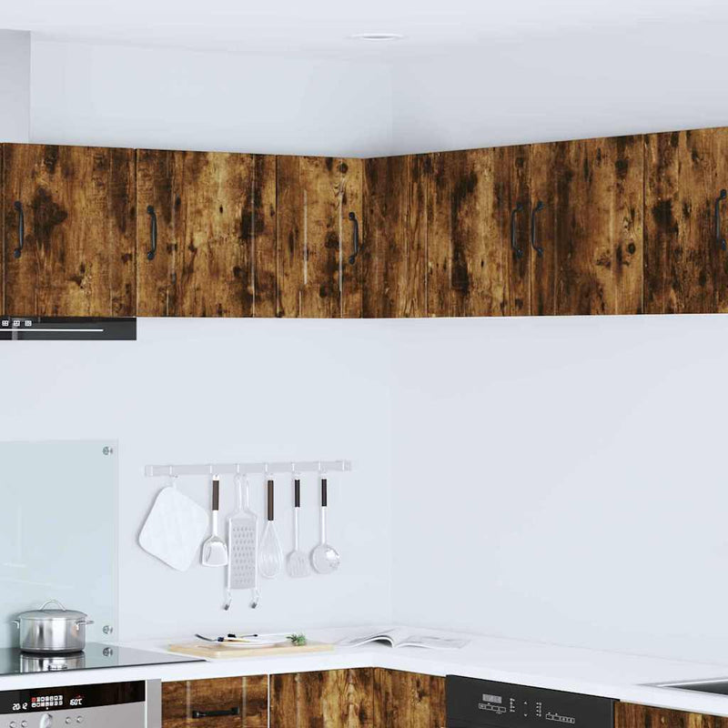 vidaXL Fali konyhaszekrény Füstölt tölgy 57 x 57 x 40 cm Faanyag