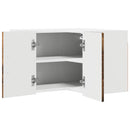 vidaXL Fali konyhaszekrény Füstölt tölgy 57 x 57 x 40 cm Faanyag