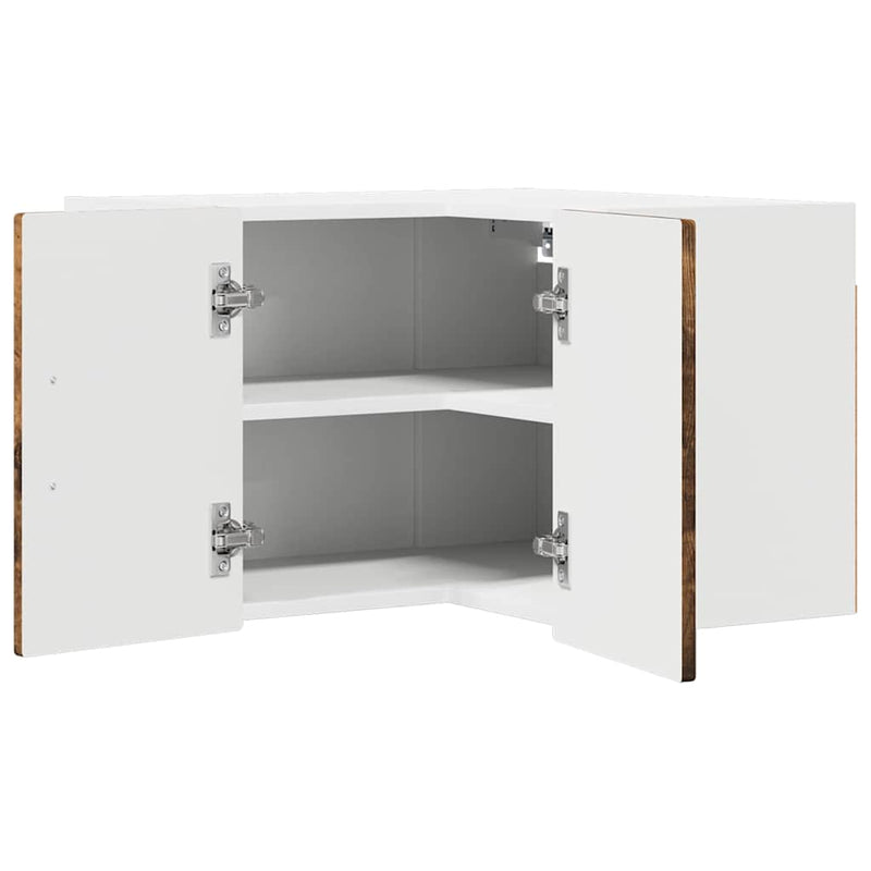 vidaXL Fali konyhaszekrény Füstölt tölgy 57 x 57 x 40 cm Faanyag