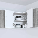 vidaXL Fali konyhaszekrény Szürke Sonoma 57 x 57 x 40 cm Faanyag