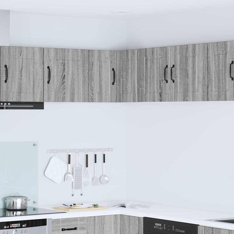 vidaXL Fali konyhaszekrény Szürke Sonoma 57 x 57 x 40 cm Faanyag