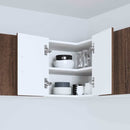 vidaXL Fali konyhaszekrény ajtóval Barna Tölgy 57 x 57 x 40 cm Faanyag