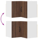 vidaXL Fali konyhaszekrény ajtóval Barna Tölgy 57 x 57 x 40 cm Faanyag