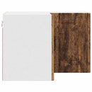 vidaXL Fali konyhaszekrény polcokkal Öreg fa 57 x 57 x 40 cm Faanyag