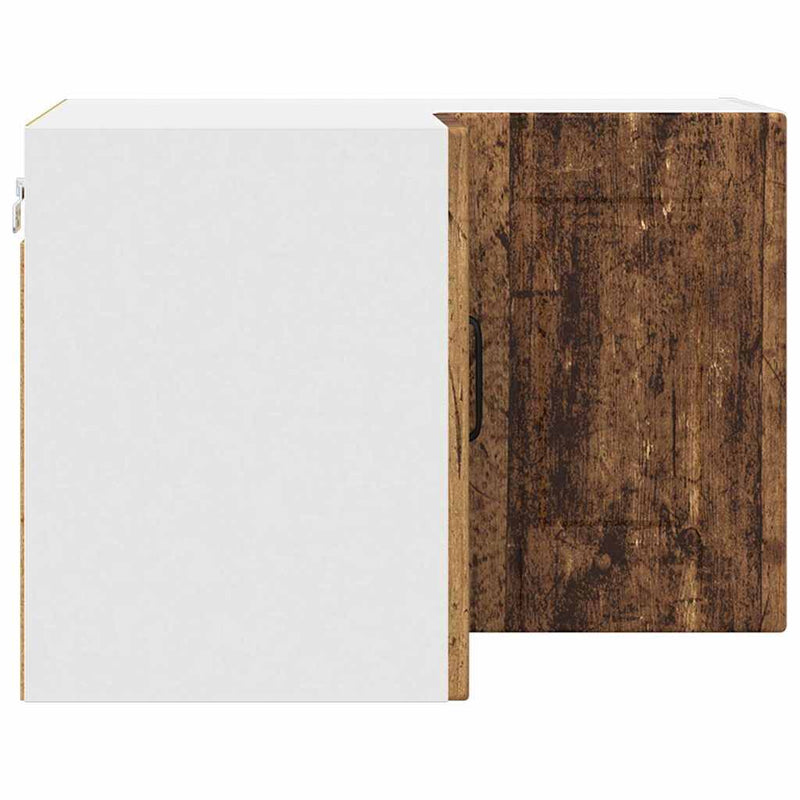 vidaXL Fali konyhaszekrény polcokkal Öreg fa 57 x 57 x 40 cm Faanyag