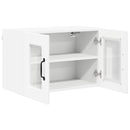 vidaXL Fali üveges szekrény PORTO Fehér 60 x 31 x 40 cm Faanyag